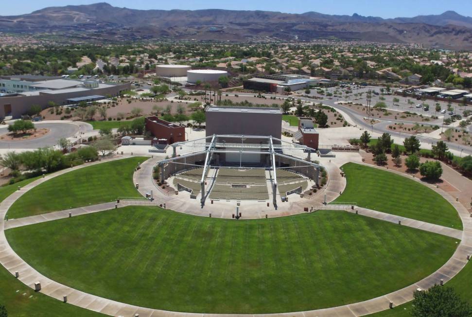 The Henderson Pavilion photographed on Friday, May. 15, 2020, in Henderson. Henderson residents ...