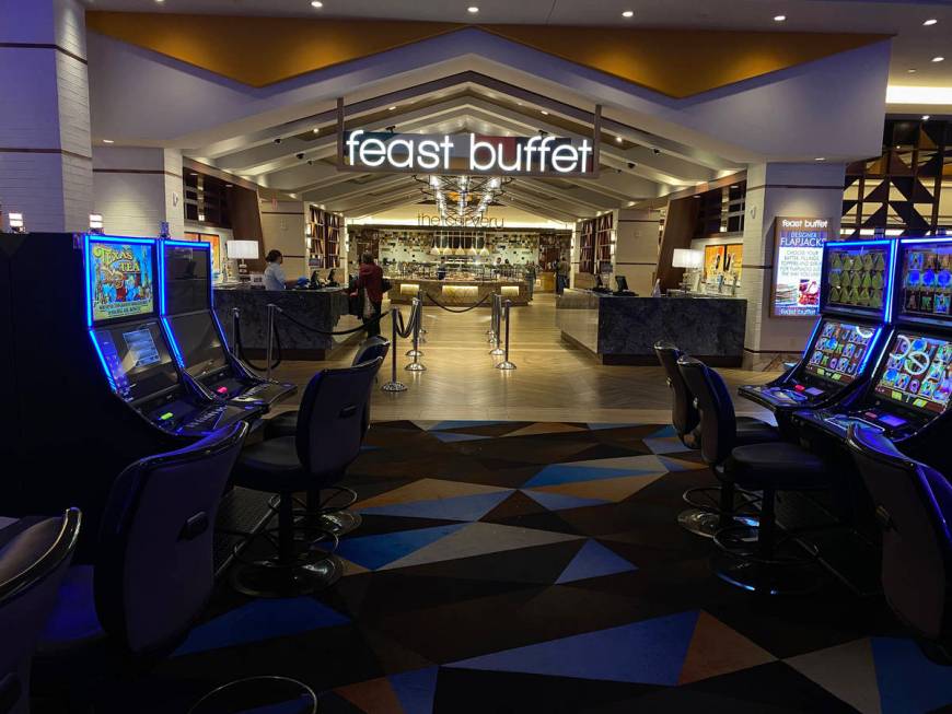 The Feast Buffet at Palace Station in Las Vegas Monday, March 16, 2020. (K.M. Cannon/Las Vegas ...