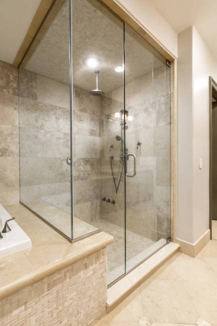 The large master shower. (The Ivan Sher Group)