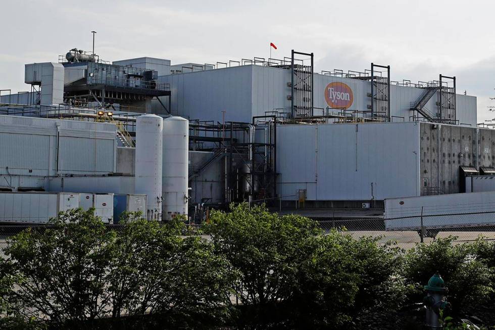 A Tyson Fresh Meats plant in Emporia, Kan., April 27, 2020. Federal recommendations meant to ke ...