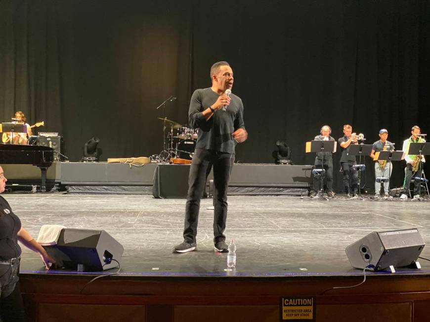 Earl Turner is shown during rehearsals on the cruise liner Oasis of the Seas on Nov. 23, 2019. ...