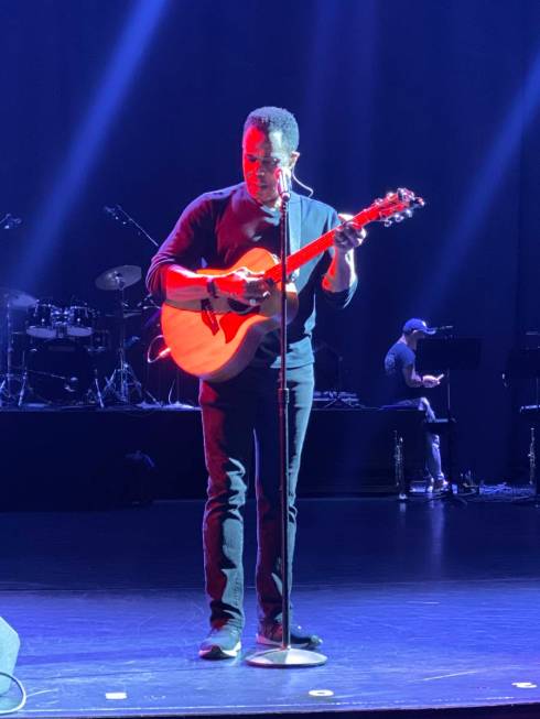 Earl Turner is shown during rehearsals on the cruise liner Oasis of the Seas on Nov. 23, 2019. ...