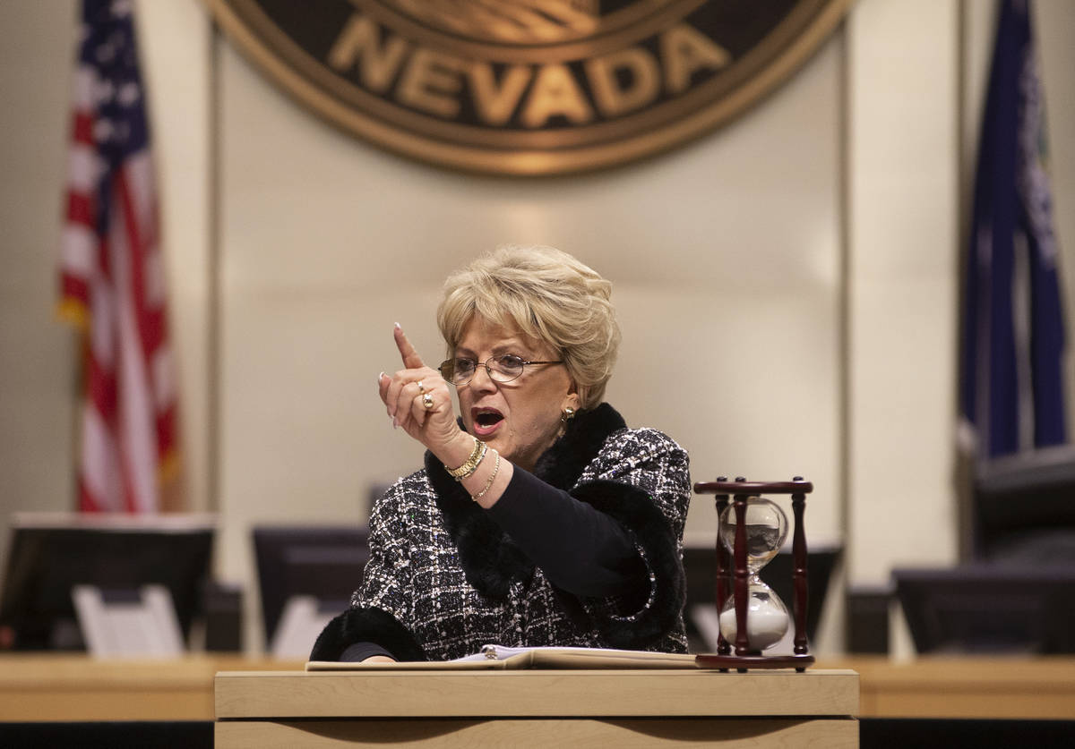 Las Vegas Mayor Carolyn Goodman. (Benjamin Hager/Las Vegas Review-Journal) @benjaminhphoto