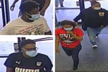 Police seek information on four people connected to a robbery Monday, May 11, 2020, at a busine ...
