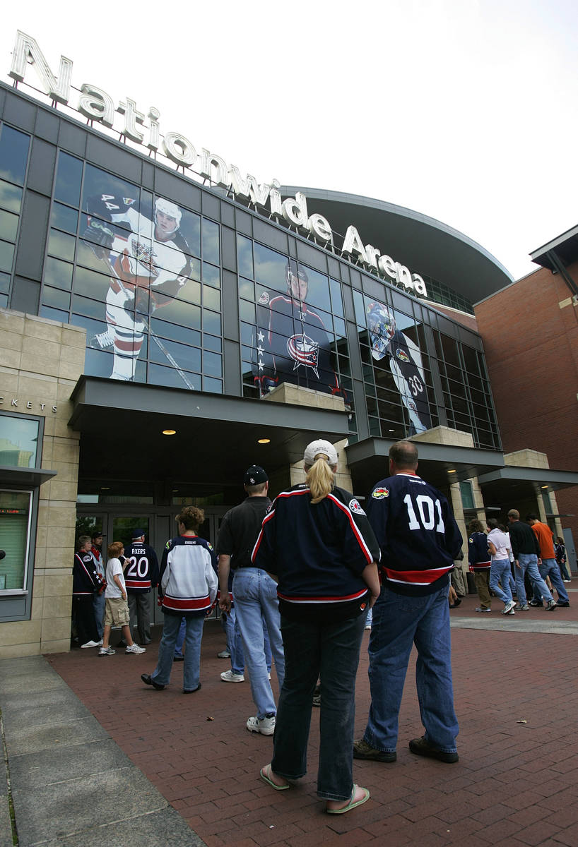 Nationwide Arena in Columbus, Ohio. Sept. 22, 2005. (AP Photo/Kiichiro Sato, File)