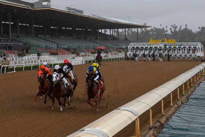 Santa Anita Park in Arcadia, Calif., entering its fourth week of operations, will feature seven ...