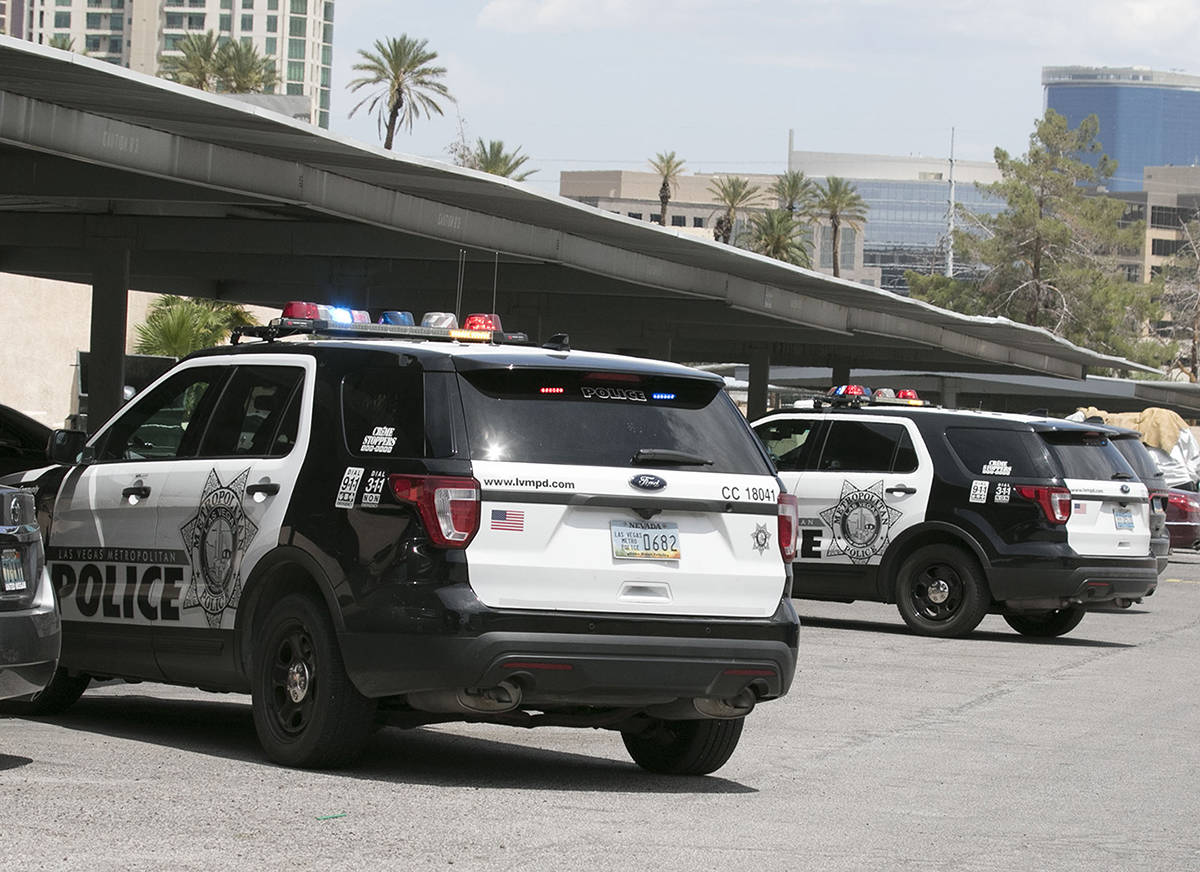 Las Vegas police are investigating a homicide at an apartment complex at 370 E. Harmon Ave., we ...