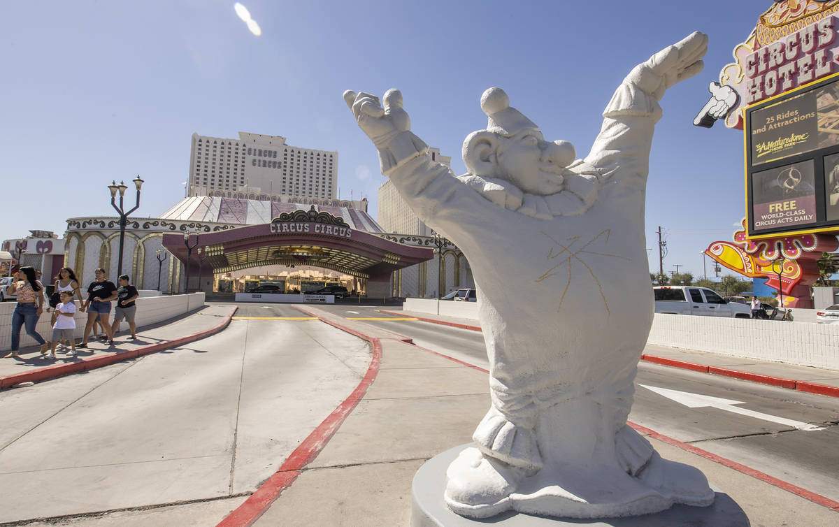 Circus Circus is reopened following the coronavirus-caused shutdown on Sunday, June 7, 2020 in ...