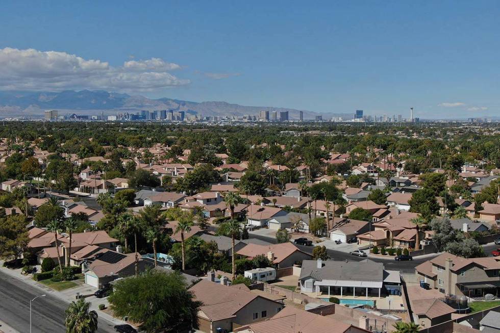 Las Vegas house sales dropped last month amid the pandemic-sparked economic shutdown, but price ...