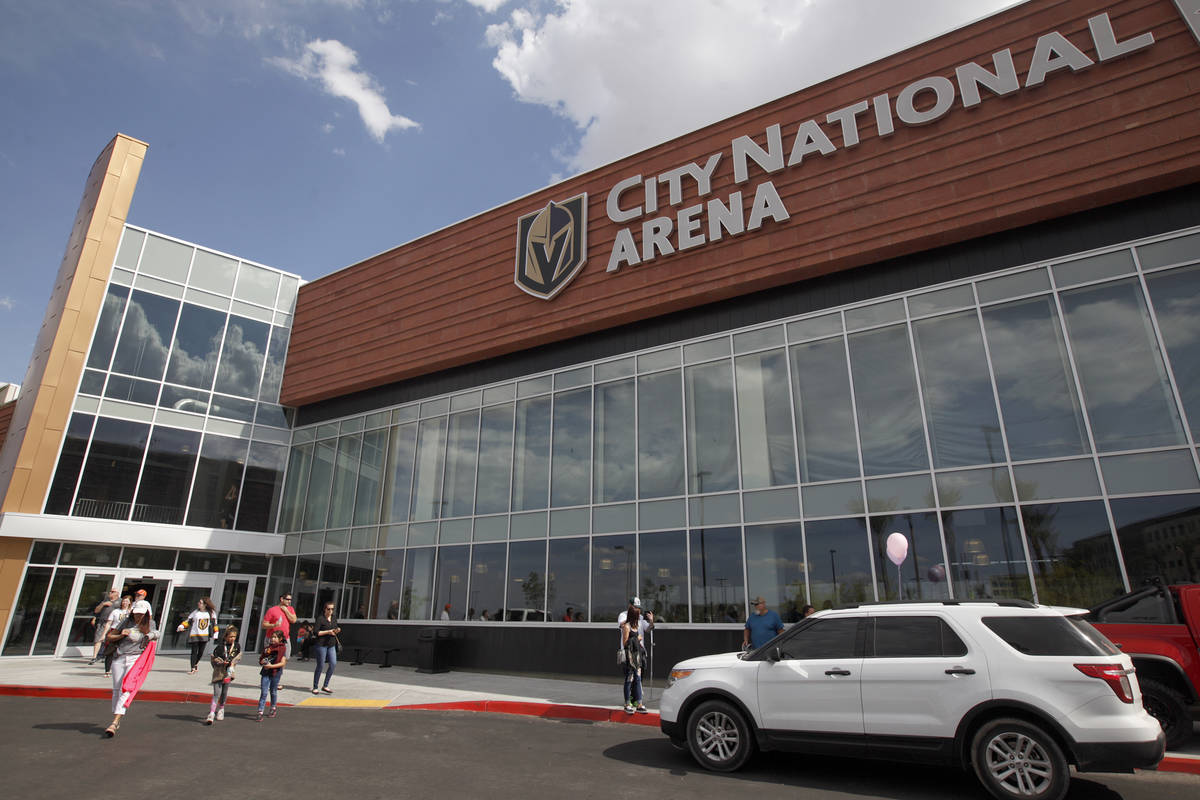 The Golden Knights' practice arena in Summerlin, City National Arena. (Rachel Aston/Las Vegas R ...