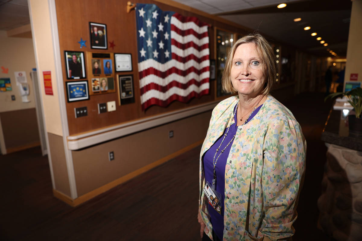 Poppy Helgren is director of nursing services at the Southern Nevada State Veterans Home in Bou ...