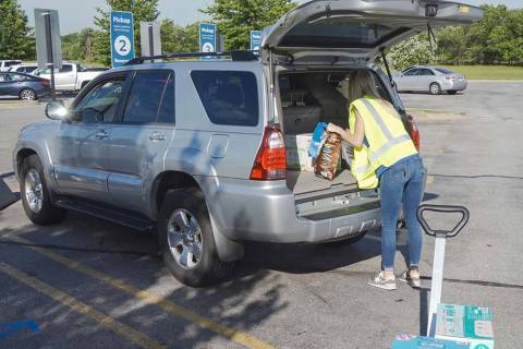 Sam's Club will offer curbside pickup nationwide by the end of June. (Eric Higginbotham/Dentsu ...