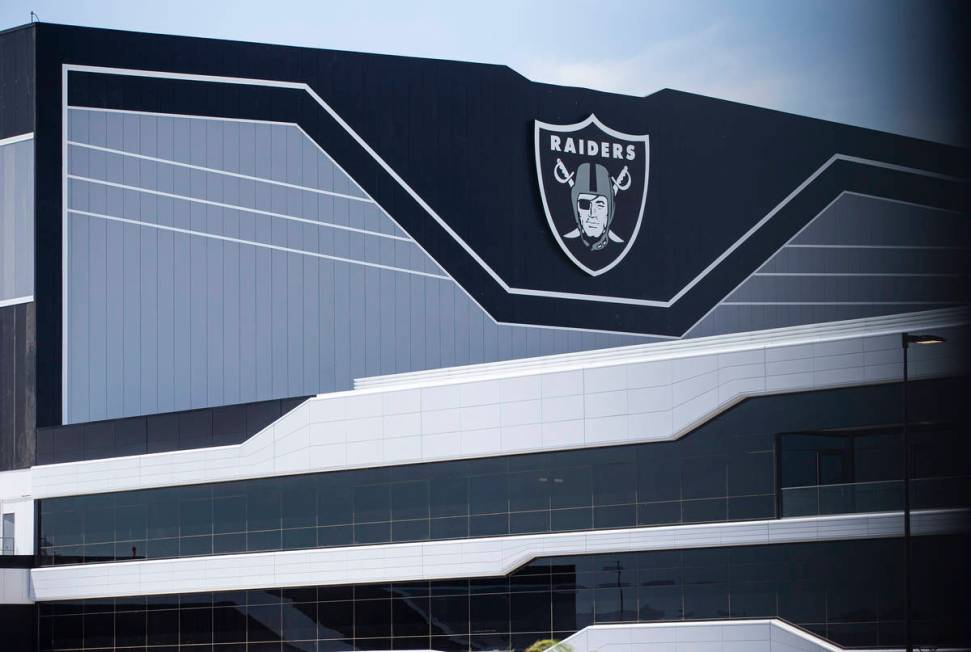 Construction continues at the Las Vegas Raiders team headquarters in Henderson on Friday, June ...