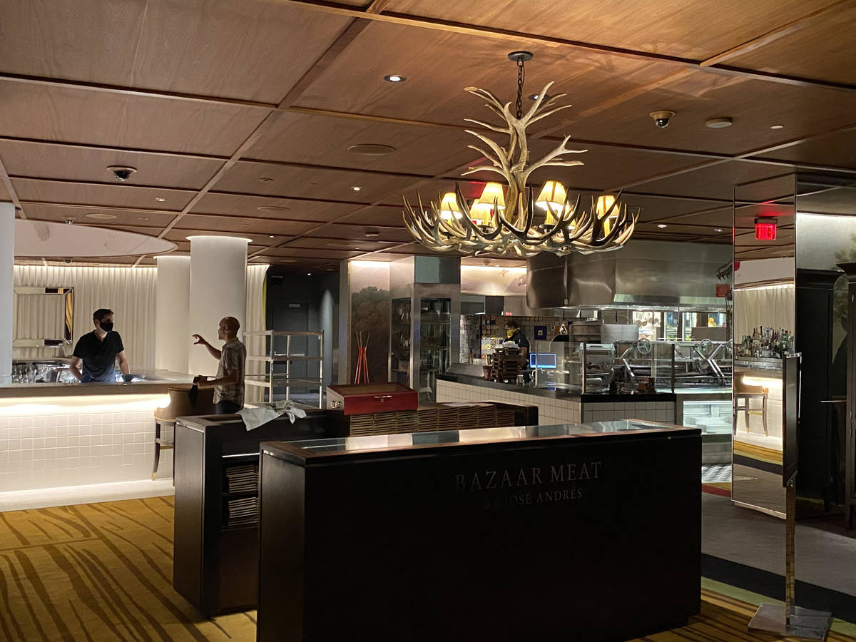 Bazaar Meat by Jose Andres at The Sahara. (Al Mancini/Las Vegas Review-Journal)