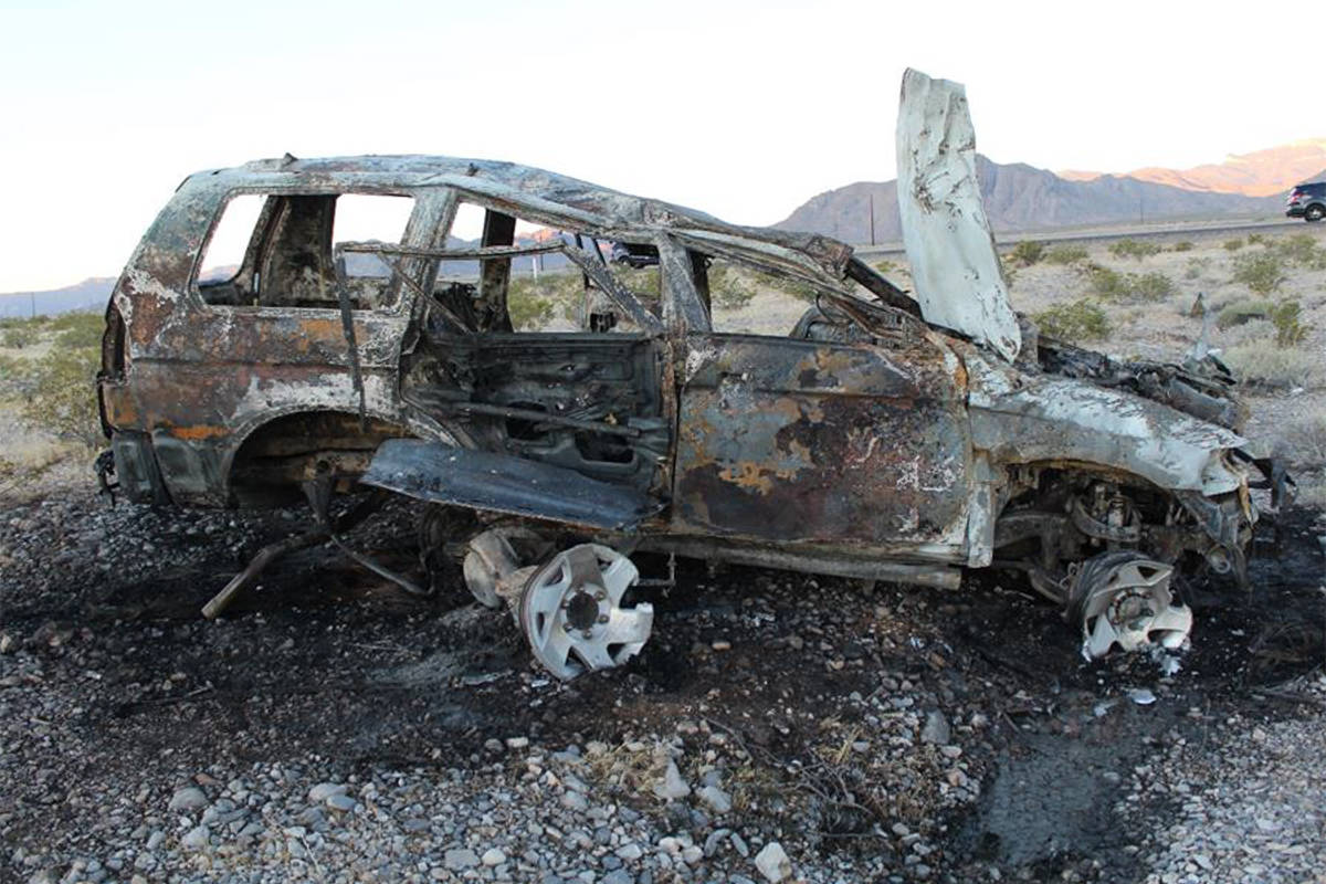 One person was killed Monday, June 8, 2020, on U.S. Highway 95 near Lee Canyon Road when this 2 ...