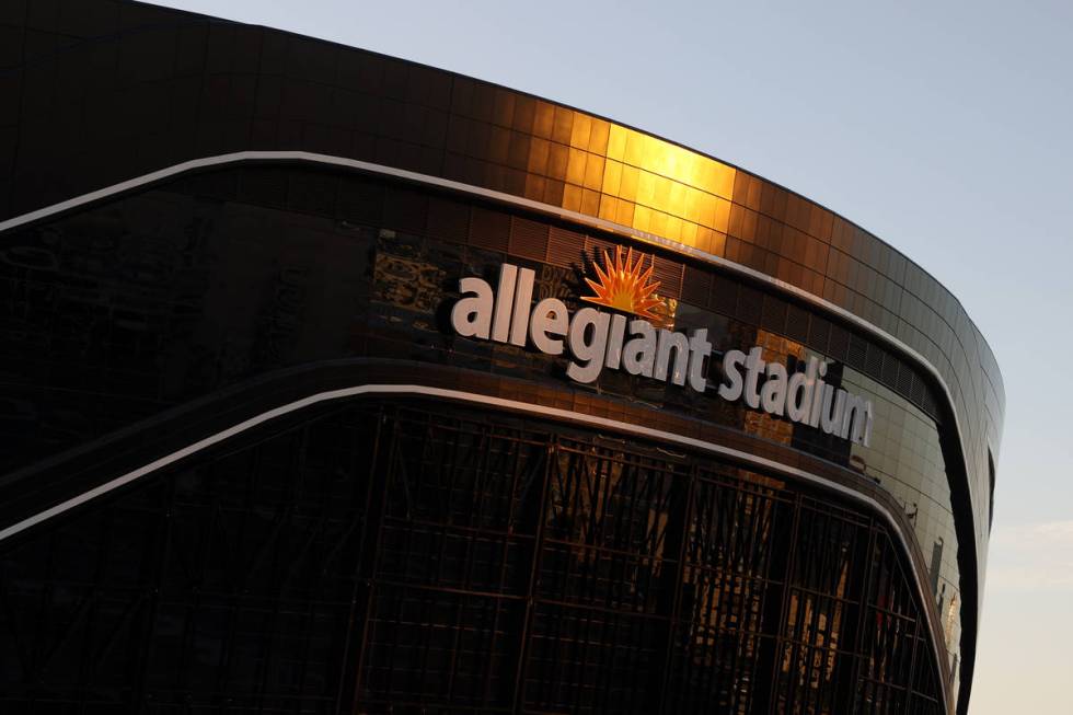 The Raiders Allegiant Stadium in Las Vegas, Friday, May 22, 2020. (Erik Verduzco / Las Vegas Re ...