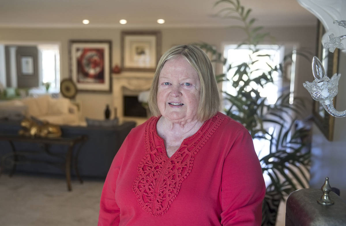 Jane Popple in the former home of casino heir Ted Binion on Monday, Sept. 10, 2018. Popple rece ...