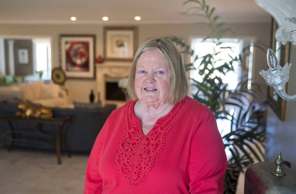 Jane Popple in the former home of casino heir Ted Binion on Monday, Sept. 10, 2018. Popple rece ...