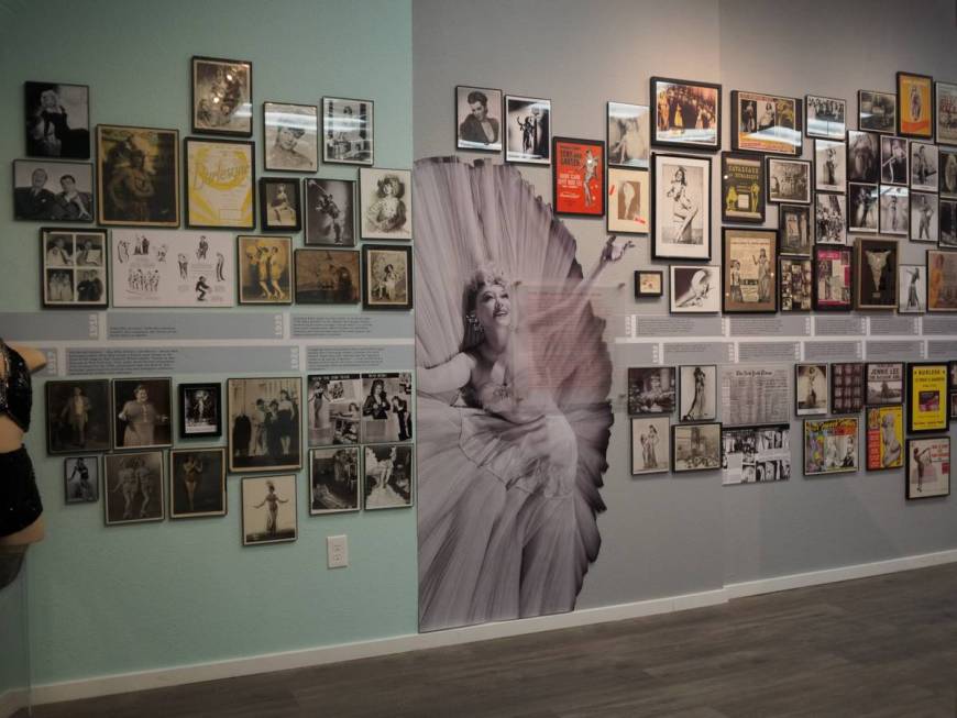 A look at the exhibit space at the Burlesque Hall of Fame, which celebrates its reopening on Ap ...