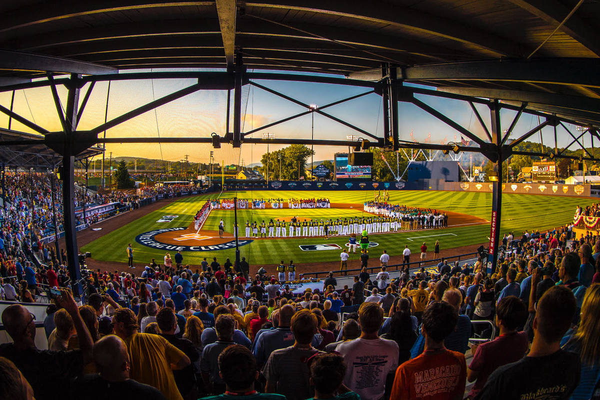 BB&T Ballpark, home of the Williamsport Crosscutters of the New York-Penn league, serves as hos ...