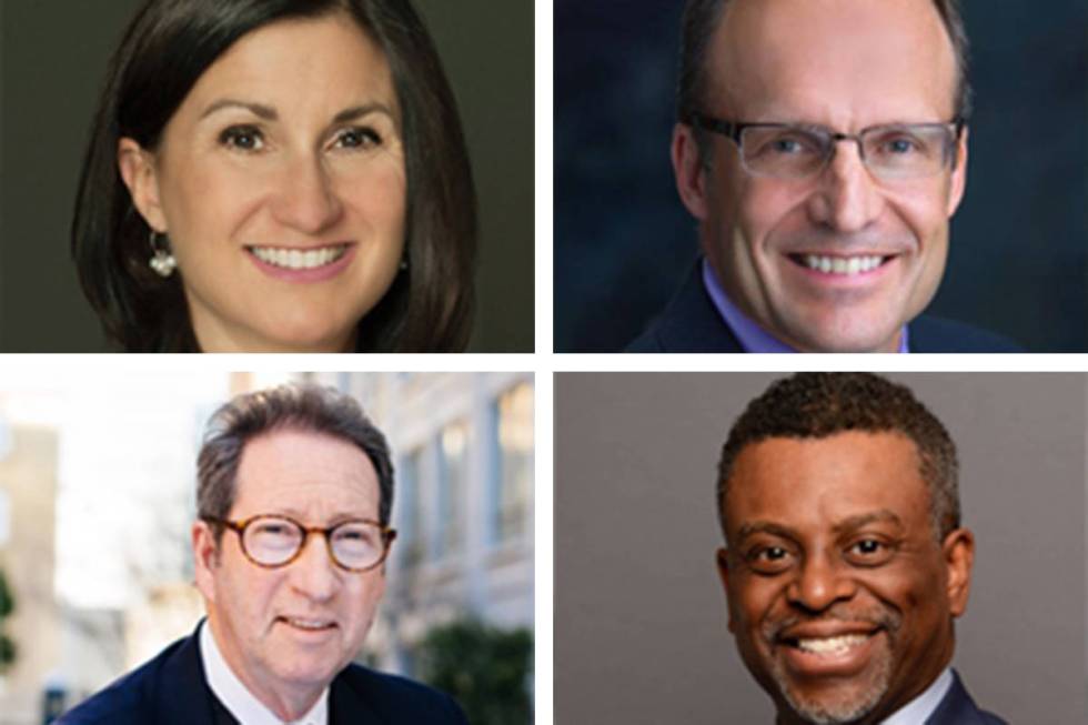 Nevada System of Higher Education chancellor finalists, clockwise, from top left, Melody Rose, ...