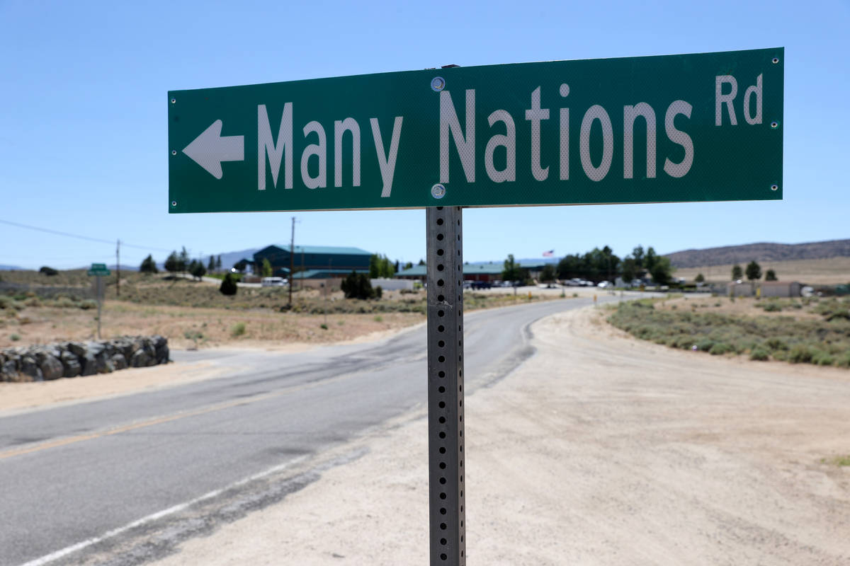 Reno-Sparks Indian Colony's Hungry Valley Reservation Wednesday, June 17, 2020. (K.M. Cannon/La ...