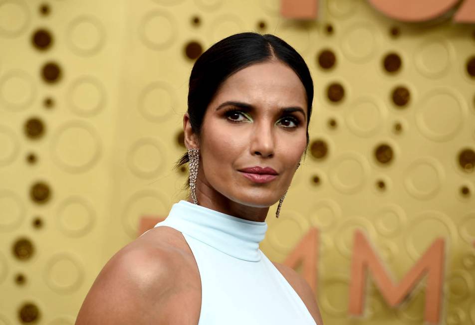 In this Sept. 22, 2019 file photo, Padma Lakshmi arrives at the 71st Primetime Emmy Awards in L ...