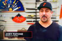 A screen shot of Joey Fatone during his appearance on "Pawn Stars," which premiered Monday nigh ...