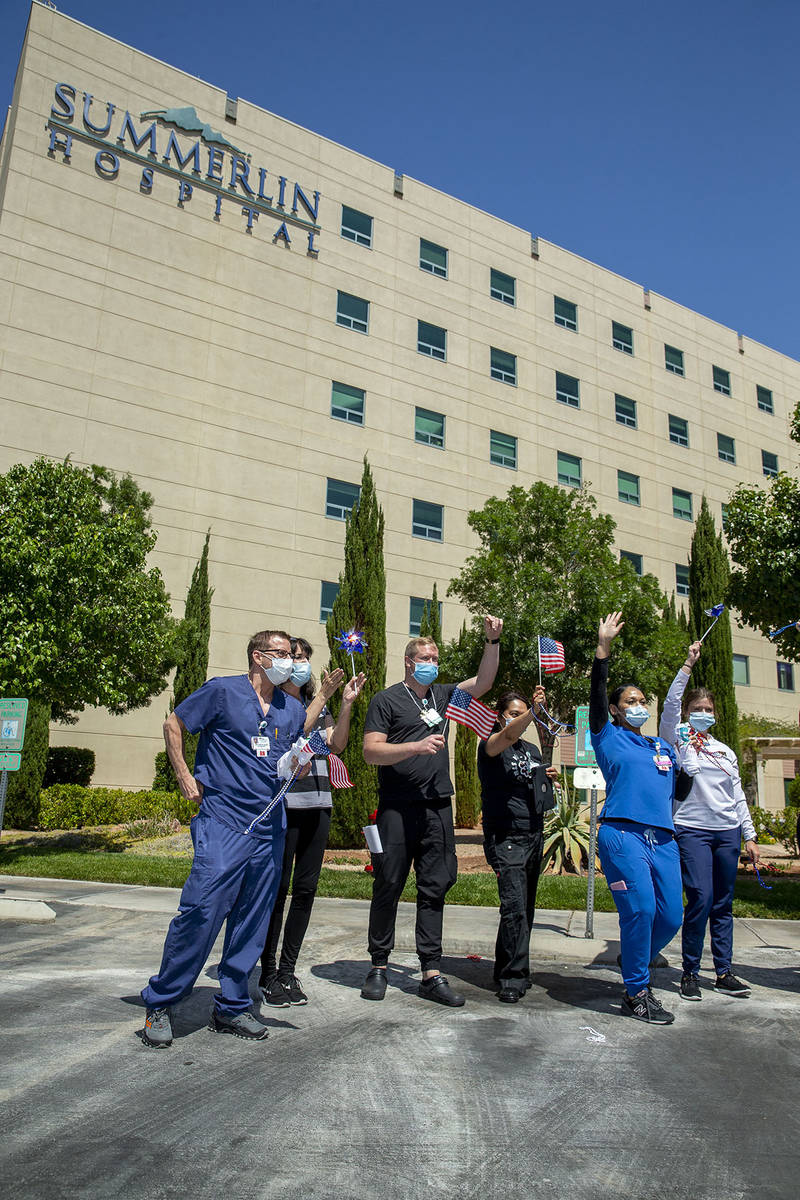 Summerlin One parade stop will call out community heroes, such as nurses, teachers and police ...