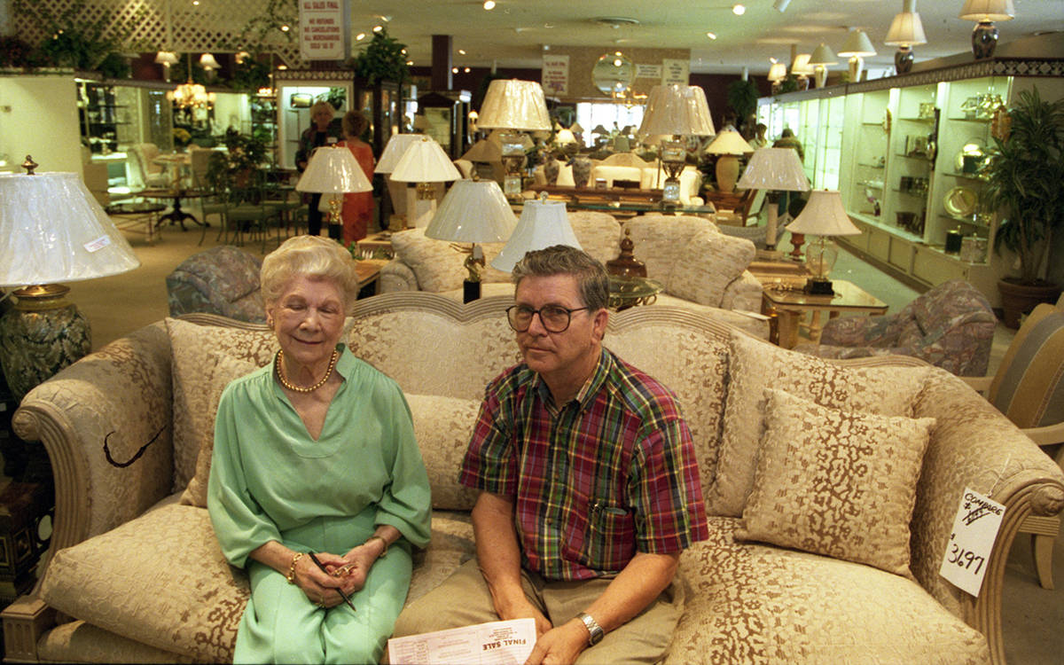 Owner Bertha Ragland and her son Bob McConnell at their longtime furniture store Bertha's at 89 ...