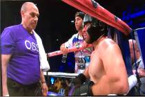 Las Vegas gaming content creator Overtflow competed in the undercard of the KSI-Logan Paul boxi ...
