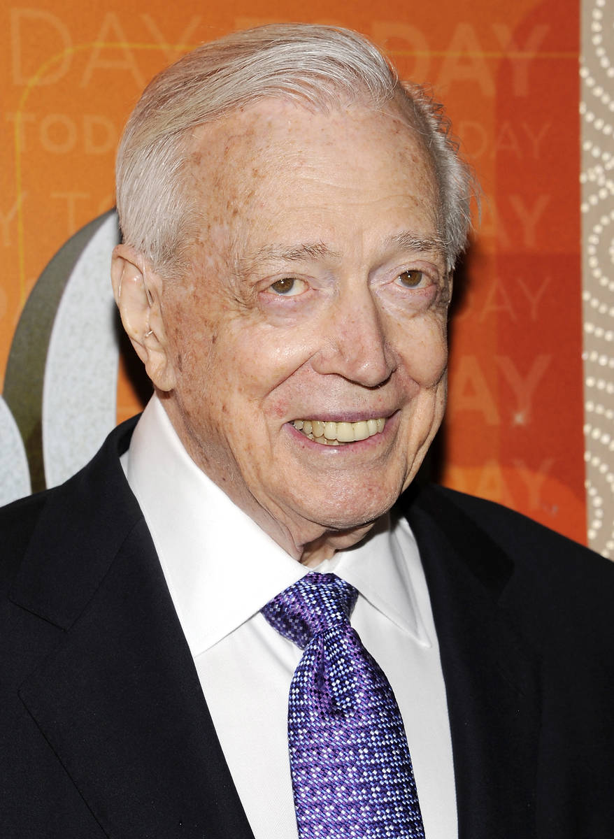 FILE - This Jan. 12, 2012 file photo shows Hugh Downs at the "Today" show 60th annive ...