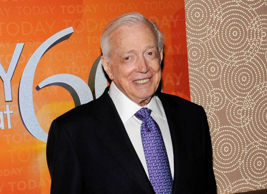 A Jan. 12, 2012, file photo shows Hugh Downs at the "Today" show 60th anniversary celebration i ...