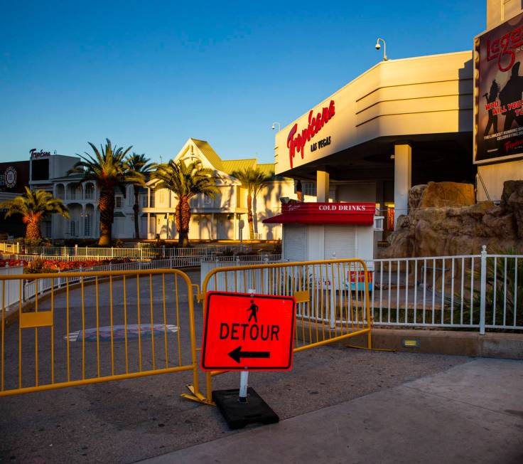 A view of the Tropicana Las Vegas, which remains closed despite casino reopenings across the st ...