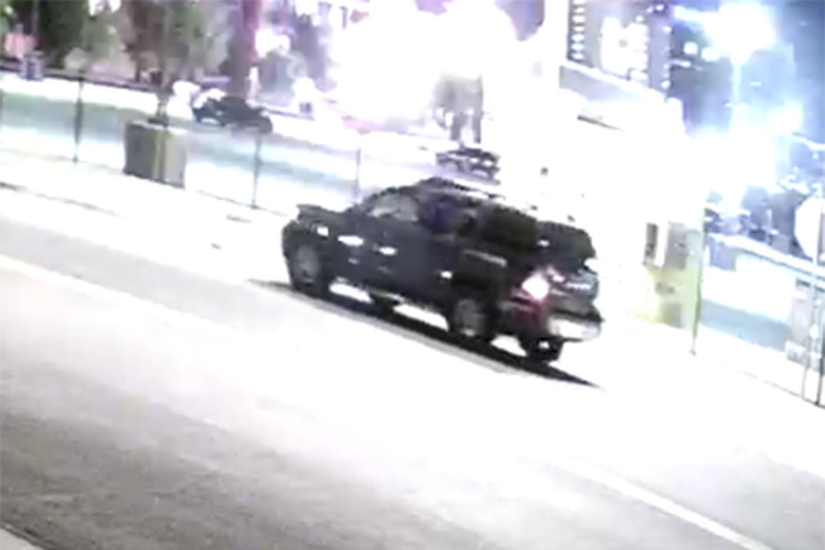 Police are seeking a man who drove off in a black SUV in connection to an assault and robbery o ...