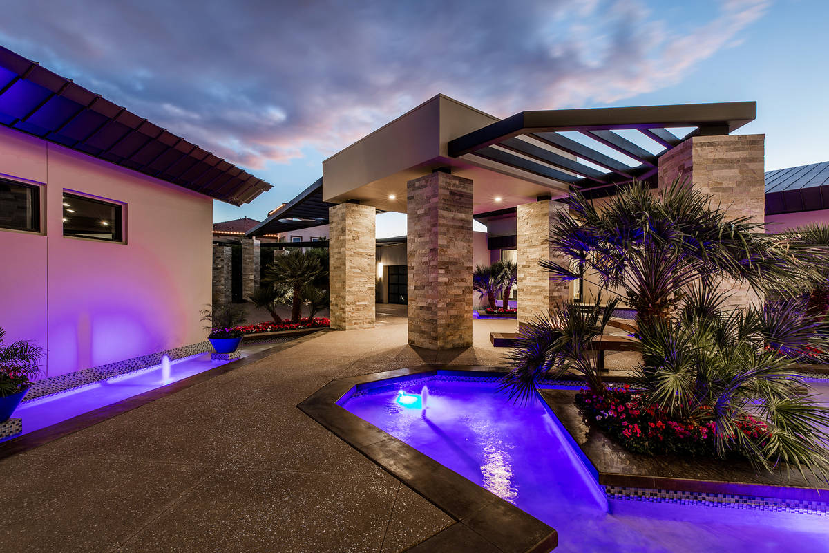 The home at 2673 Boboli Court in Seven Hills in Henderson sold for $4.26 million. (Ivan Sher Group)
