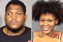Marquell McAlister and Brittany Clark. (Las Vegas Metropolitan Police Department)