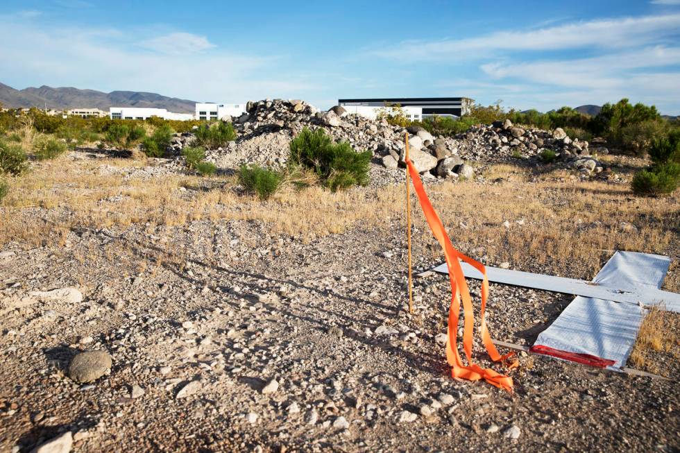 The site where a new hospital is proposed to be built at the southwest corner of St. Rose Parkw ...