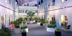 The downtown apartment complex, ShareDowntown, offers common places for residents to work and r ...