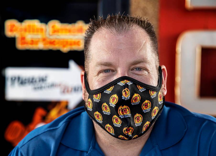 Owner and chief executive officer John Holland at Rollin' Smoke BBQ on Wednesday, July 15, 2020 ...