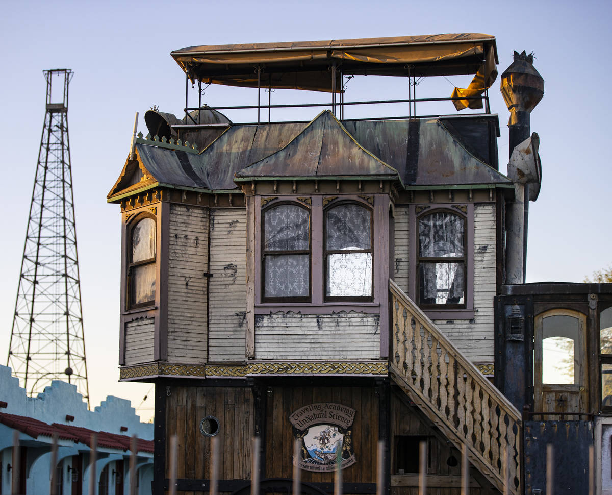 The Neverwas Haul art car, which was previously on display at the Lyft Art Park, in downtown La ...