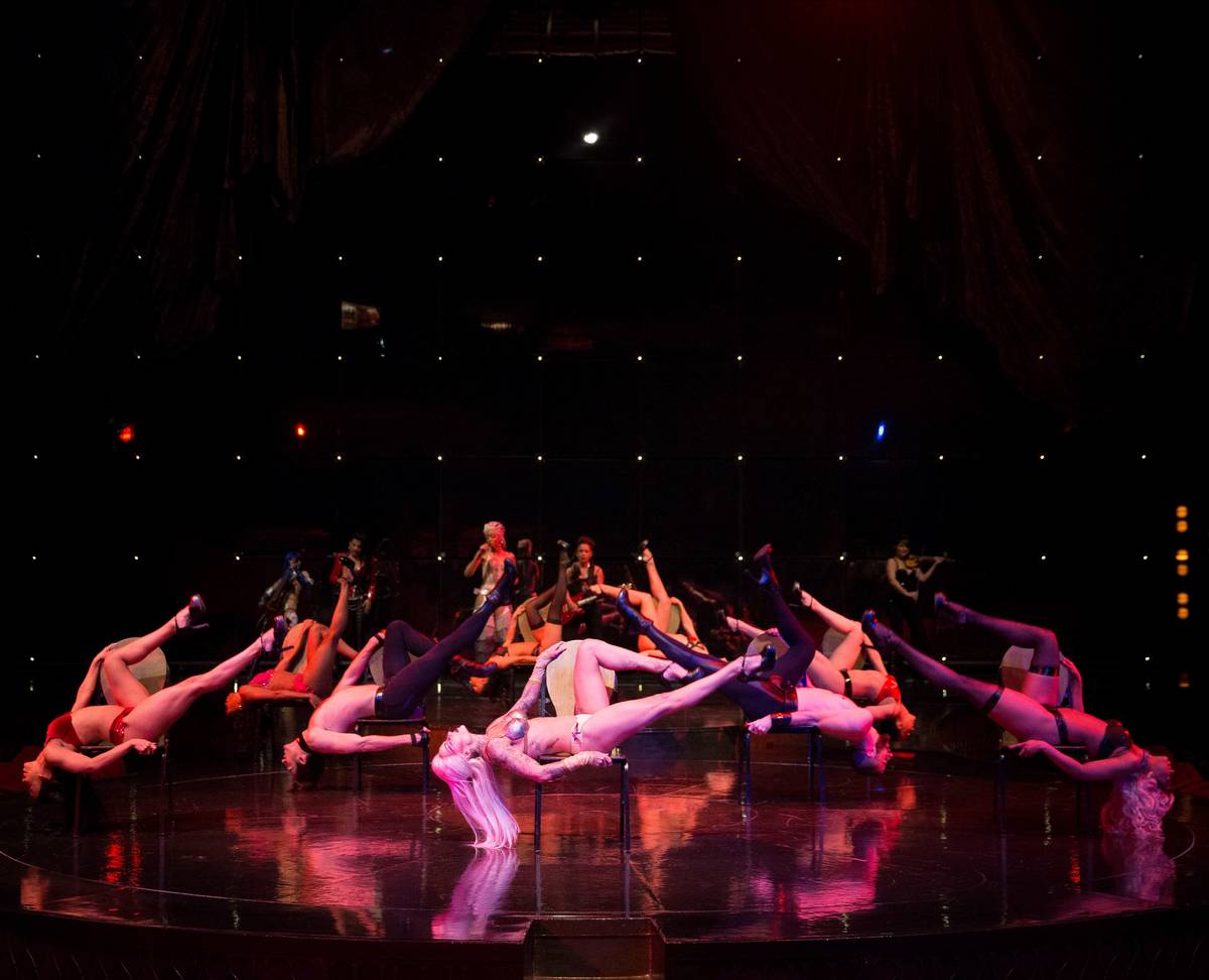 A scene from the Cirque du Soleil show "Zumanity" at New York-New York. (Eric Jamison)