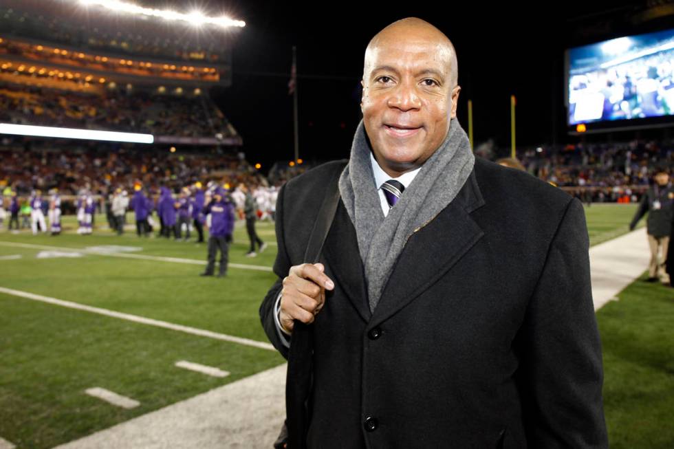 FILE - In this Dec. 27, 2015, file photo, Minnesota Vikings chief operating officer Kevin Warre ...