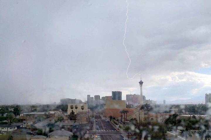 Higher elevations in and around the Las Vegas Valley could see thunderstorms on Tuesday, July 2 ...