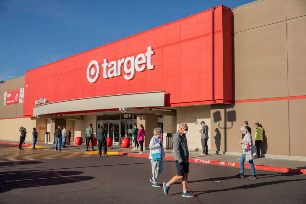 Target is launching same-day grocery pickup. (Elizabeth Page Brumley/Las Vegas Review-Journal) ...