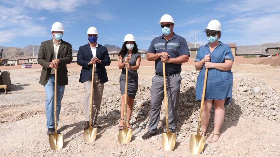 Edward Homes broke ground on a two-story town home development, Brownstones. It is the last new ...