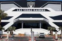 The Las Vegas Raiders headquarters and practice facility photographed on Wednesday, July 8, 202 ...