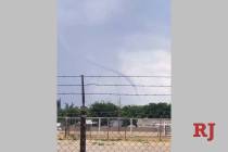 A tornado touched down about 10 miles east of Kingman, Arizona, on Friday, July 24, 2020. (Nati ...