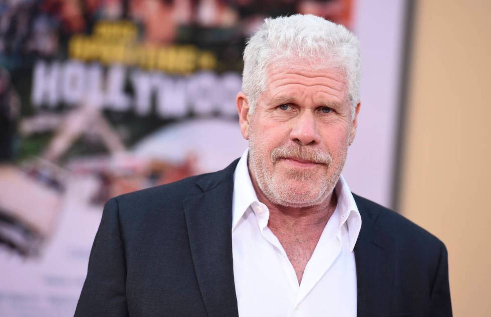 Ron Perlman arrives at the Los Angeles premiere of "Once Upon a Time in Hollywood" at ...