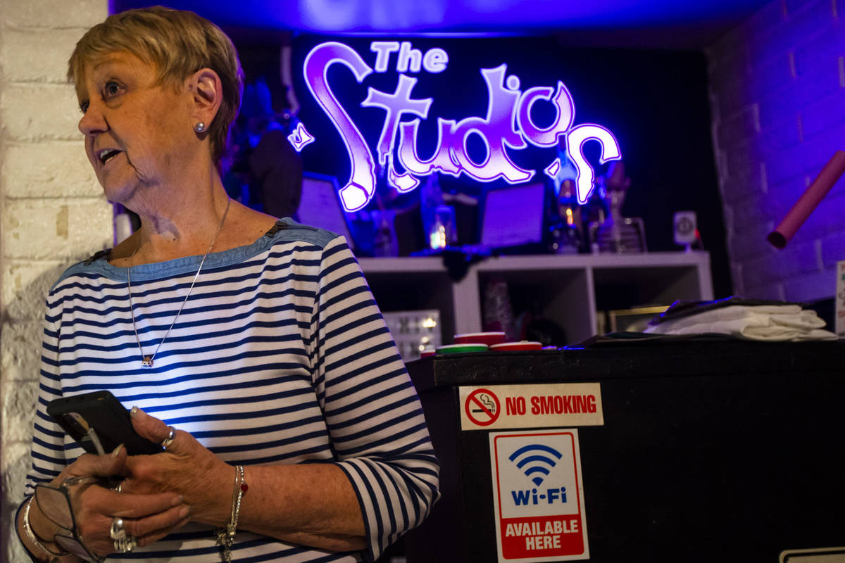 Joyce Judge talks about The Studios, a “fluid gender social lifestyle club," in Las Vegas on ...